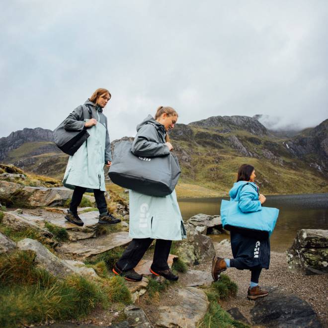 Gill Marinetrocador e bolsa molhada 2B02110 cinzas