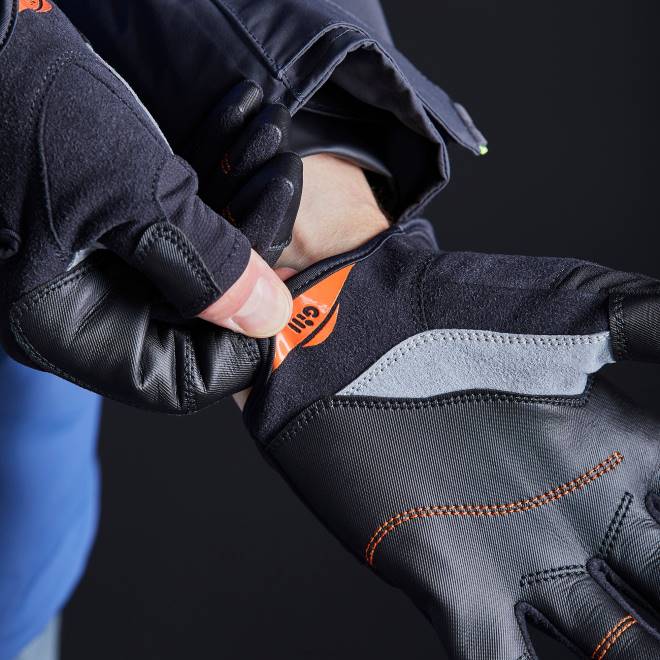 Gill Marineluvas de campeonato - dedo longo 2B02469 preto