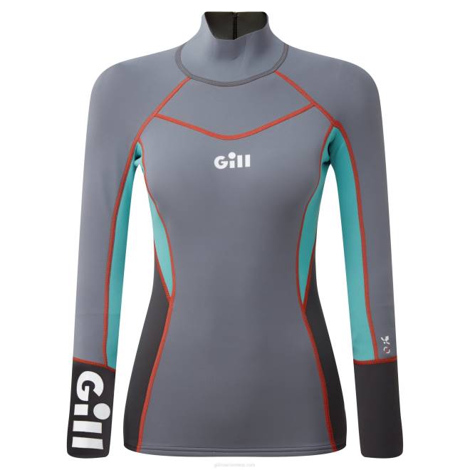 Gill Marinetop zenlite feminino 2B02508 Aço cinza