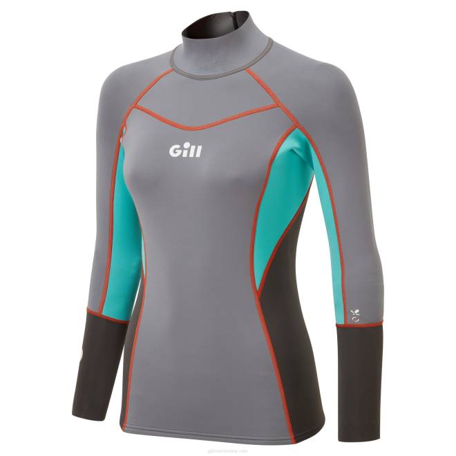 Gill Marinetop zenlite feminino 2B02508 Aço cinza