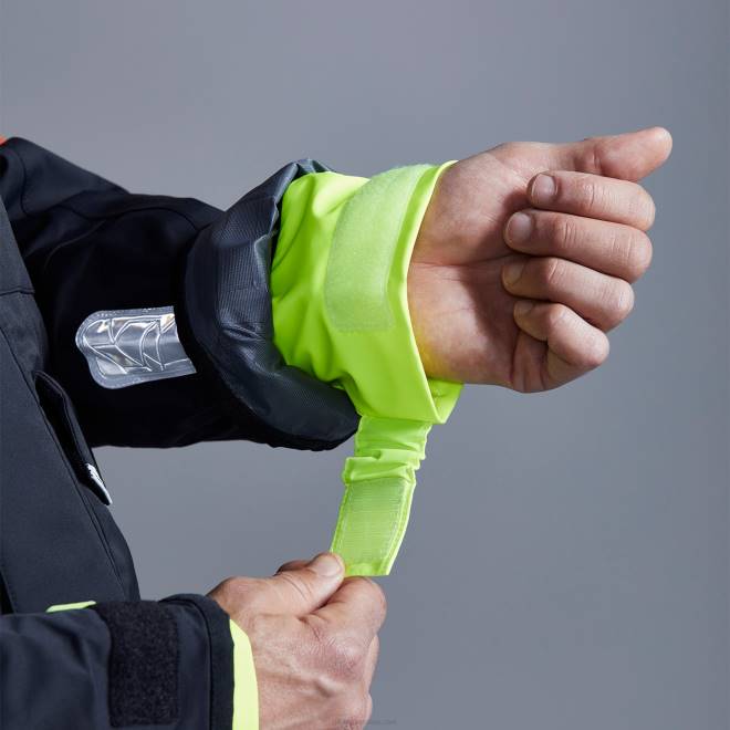 Gill Marineos1 jaqueta oceano 2B02125 grafite/laranja