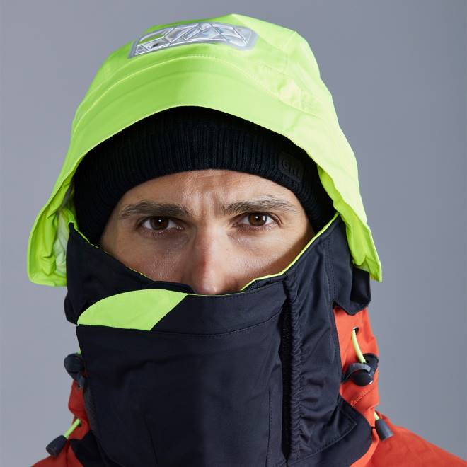 Gill Marineos1 jaqueta oceano 2B02376 grafite/laranja