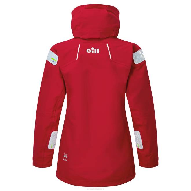 Gill Marinejaqueta offshore os2 feminina 2B02347 vermelho