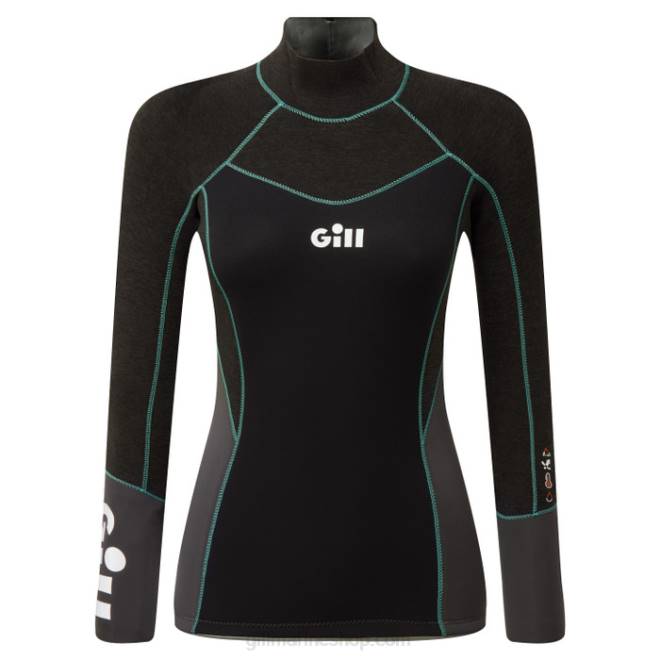 Gill Marinetop zentherm feminino 2B02507 preto