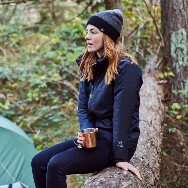 Gill Marinejaqueta piloto feminina 2B02345 preto