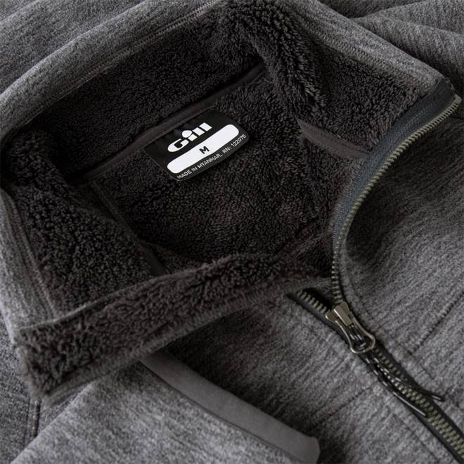 Gill Marinejaqueta polar masculina 2B02193 grafite melange