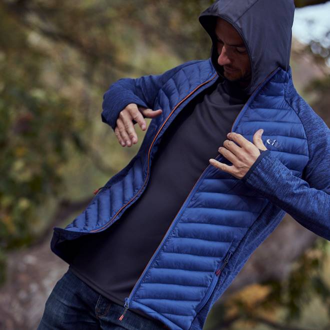 Gill Marinejaqueta masculina penryn híbrida 2B02369 oceano