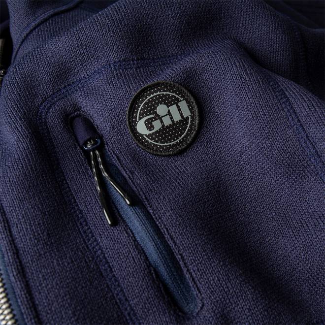 Gill Marinejaqueta de malha masculina 2B02303 marinha