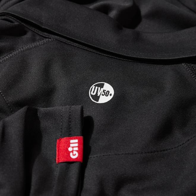 Gill Marinepolo uv tec masculino 2B02223 carvão