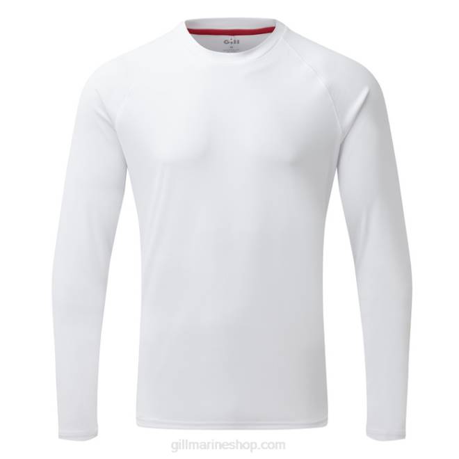 Gill Marinecamiseta uv tec masculina - manga longa 2B02128 branco