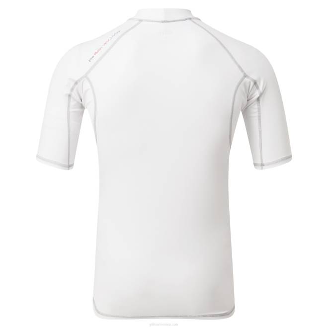 Gill Marinecolete pro rash masculino manga curta 2B02588 branco