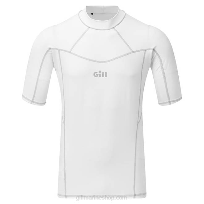 Gill Marinecolete rash masculino - manga curta 2B02274 branco