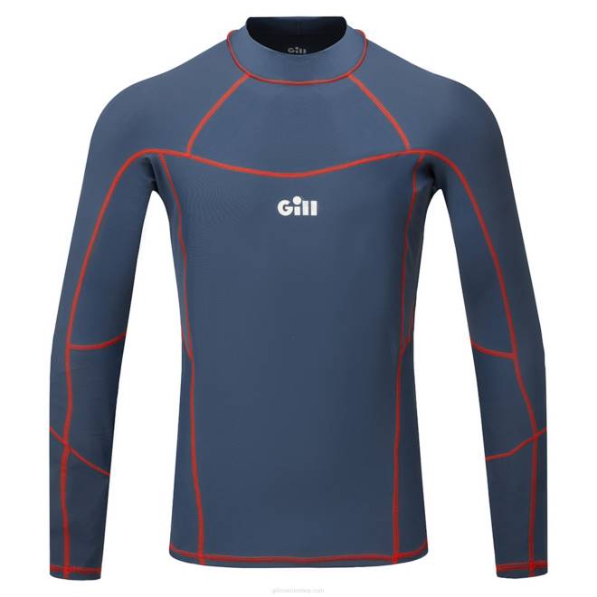 Gill Marinecolete rash masculino - manga longa 2B02276 oceano