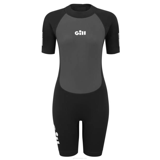 Gill Marinebaixinha de perseguição feminina 2B028 preto