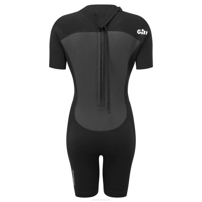 Gill Marinebaixinha de perseguição feminina 2B028 preto