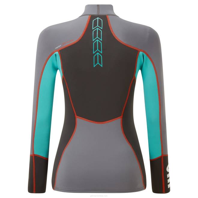 Gill Marinetop zenlite feminino 2B02185 Aço cinza