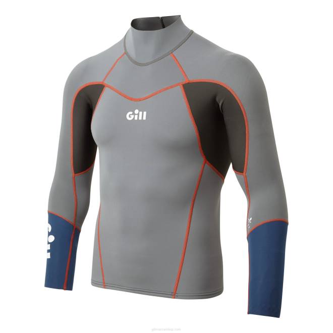 Gill Marinetop zenlite masculino 2B02184 Aço cinza
