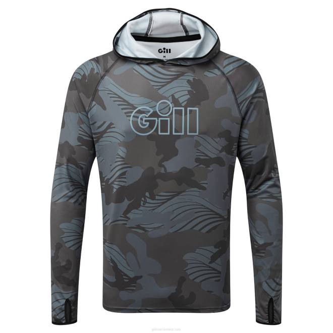 Gill Marinemoletom xpel tec camuflado 2B02409 camuflagem de sombra