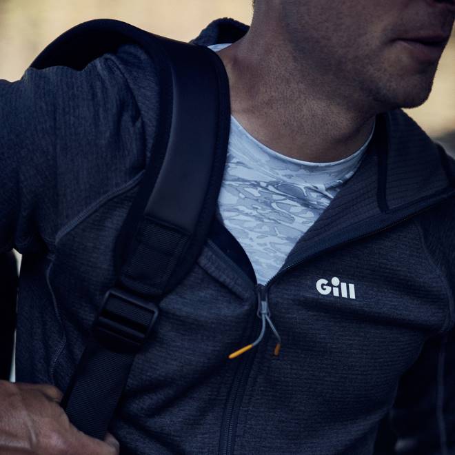 Gill Marinemoletom com capuz 2B02318 Aço cinza