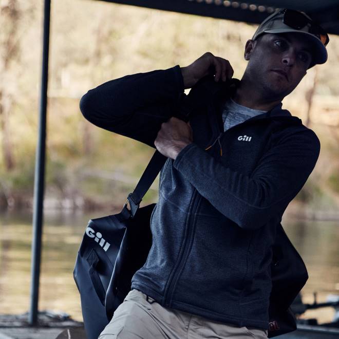 Gill Marinemoletom com capuz 2B02563 Aço cinza