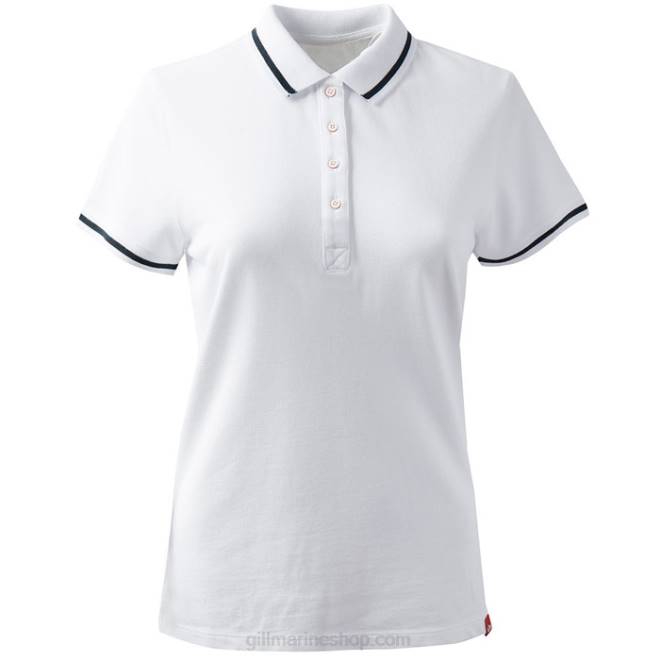 Gill Marinecamisa polo feminina 2B02248 branco