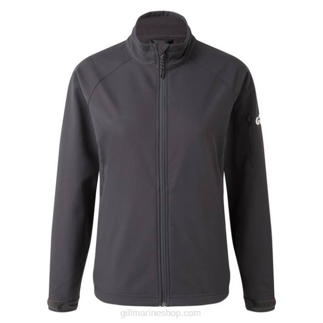 Gill Marinejaqueta softshell time feminino 2B02501 grafite