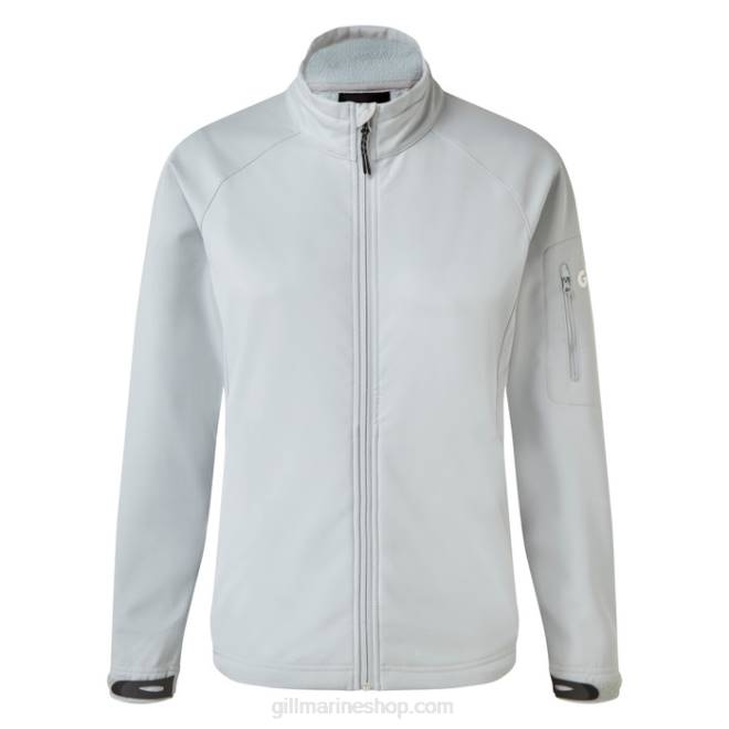 Gill Marinejaqueta softshell time feminino 2B02502 cinza médio